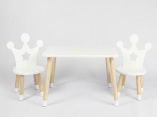 Dětský stůl a židle Korunka varianta: stůl + 2 židle
