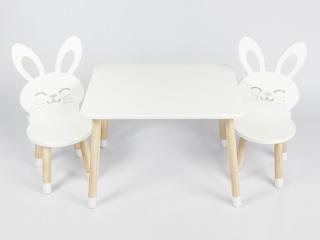 Dětský stůl a židle Zajíček varianta: stůl + 2 židle