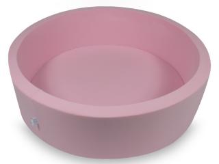 Dětský suchý bazének kulatý 110x30 bez míčků - růžový