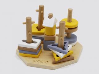 Dřevěná nasazovací hra - tvary