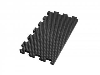 Krajový díl pěnového puzzle podložky barva: černá