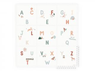 Multifunkční pěnová hrací podložka (puzzle) - abeceda