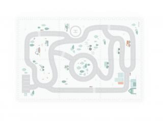 Multifunkční pěnová hrací podložka (puzzle) - silnice