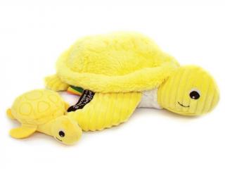 Plyšová želva - máma s miminkem barva: žlutá
