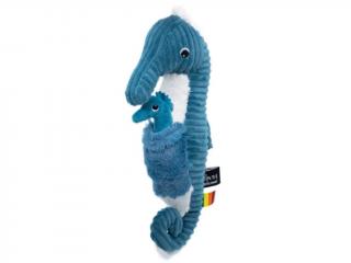 Plyšový mořský koník - táta s miminkem barva: Modrá