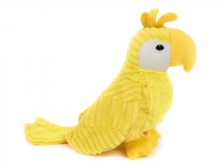 Plyšový papoušek barva: žlutá