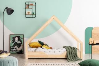 Postel domeček s výřezem clasic rozměr lůžka: 90 x 160 cm, šuplík, nožičky: bez šuplíku
