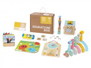 Sada naučných hraček pro děti od 3 let (36+ měsíců) - edukativní box (poškozená krabice)