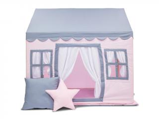 Set - Hrací domeček pro děti Cukrová vata s matrací - luxury