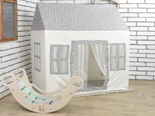 Set - Hrací domeček pro děti Království hvězd s matrací - luxury