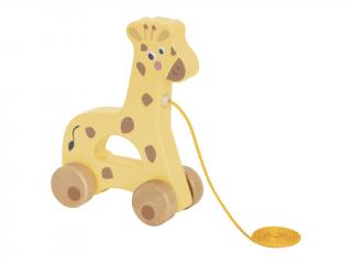 Tahací hračka (dřevěná) - žirafa