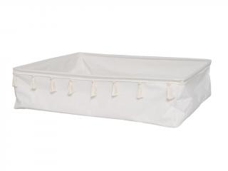 Úložný box pod postel - bílý se střapci