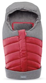 Inglesina Fusak NewBorn Winter Muff Red pro vaničku a autosedačku