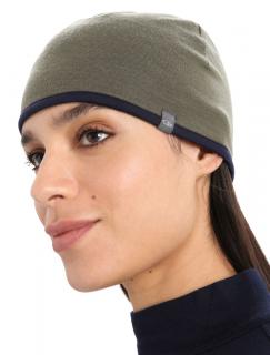 Čepice ICEBREAKER Adult Pocket Hat, Loden/Midnight Navy velikost: OS (UNI)