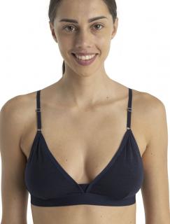 Dámská merino podprsenka ICEBREAKER Wmns Siren Bra, Midnight Navy velikost: XS