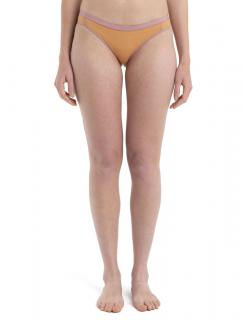 Dámské merino kalhotky ICEBREAKER Wmns Siren Bikini, Crystal/Solar velikost: XS