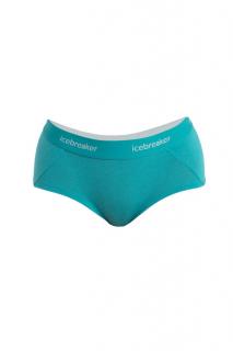 Dámské merino kalhotky ICEBREAKER Wmns Sprite Hot pants, Flux Green velikost: XS