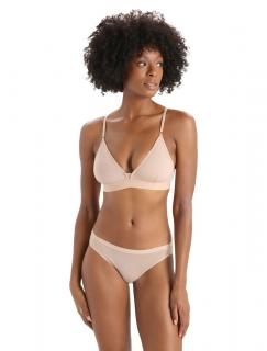 Dámské merino podprsenka ICEBREAKER Wmns Siren Bra, Praline velikost: XL