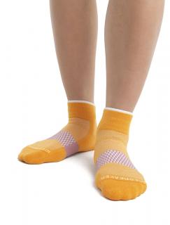 Dámské merino ponožky ICEBREAKER Wmns Multisport Light Mini, Solar/Snow/Crystal velikost: 41-43 (L)