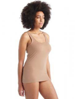 Dámské merino tílko ICEBREAKER Wmns Siren Tank, Praline velikost: M