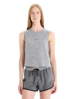 Dámské merino tílko ICEBREAKER Wmns ZoneKnit Tank, Metro Heather velikost: L