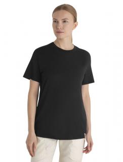 Dámské merino triko krátký rukáv ICEBREAKER Wmns Merino 150 Tech Lite III SS Relaxed Tee, Black velikost: L