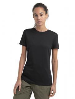 Dámské merino triko krátký rukáv ICEBREAKER Wmns Merino 150 Tech Lite III SS Tee, Black velikost: S