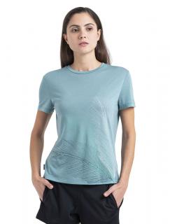 Dámské merino triko krátký rukáv ICEBREAKER Wmns Merino Core SS Tee Plume, Cloud Ray velikost: L