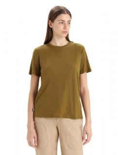 Dámské merino triko krátký rukáv ICEBREAKER Wmns Merino Linen SS Tee, Algae velikost: M