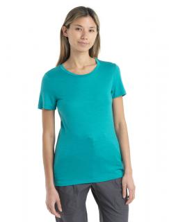 Dámské merino triko krátký rukáv ICEBREAKER Wmns Tech Lite II SS Tee, Flux Green velikost: S