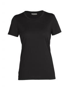 dámské triko krátký rukáv ICEBREAKER Wmns Tech Lite II SS Tee, Black velikost: XS