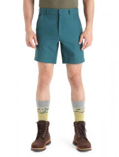 ICEBREAKER Mens Hike Shorts, Green Glory velikost: 32