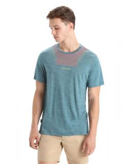 ICEBREAKER Mens Sphere II SS Tee Hitt, Green Glory Heather velikost: L