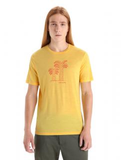 ICEBREAKER Mens Tech Lite II SS Tee Giant Ferns, Summer velikost: L