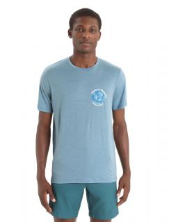 ICEBREAKER Mens Tech Lite II SS Tee icebreaker Earth, Astral Blue velikost: XL