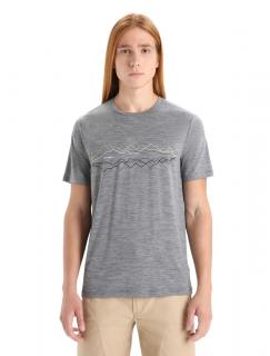 ICEBREAKER Mens Tech Lite II SS Tee Icebreaker, Gritstone Heather velikost: S