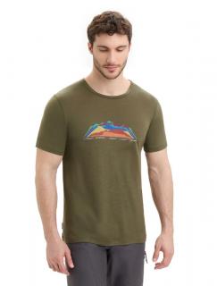 ICEBREAKER Mens Tech Lite II SS Tee TBC, Loden velikost: XL