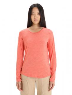 ICEBREAKER Wmns Sphere II LS Tee, Vibrant Earth Heather velikost: L