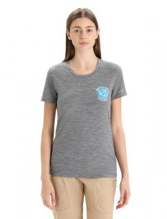 ICEBREAKER Wmns Tech Lite II SS Tee icebreaker Earth, Gritstone Heather velikost: XS