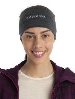 Merino čelenka ICEBREAKER Merino 200 Oasis Headband, Jet Heather velikost: OS