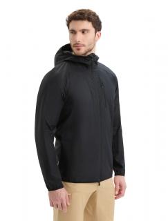 Pánská merino bunda ICEBREAKER Mens Shell+ Cotton Windbreaker, Black velikost: L