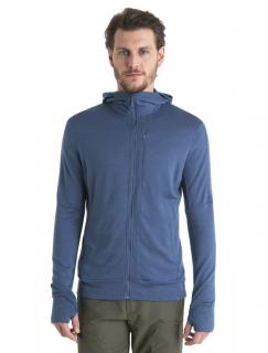 Pánská merino mikina s kapucí, zip ICEBREAKER Mens Merino 260 Quantum IV LS Zip Hoodie, Dawn velikost: XL