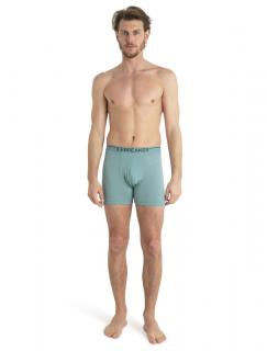 Pánské merino boxerky ICEBREAKER Mens Anatomica Boxers, Cloud Ray velikost: M