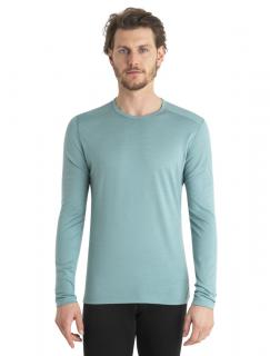 Pánské merino triko dlouhý rukáv ICEBREAKER Mens 200 Oasis LS Crewe, Cloud Ray velikost: M