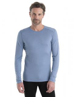 Pánské merino triko dlouhý rukáv ICEBREAKER Mens 200 Oasis LS Crewe, Kyanite velikost: XL