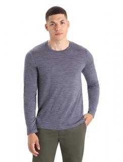 Pánské merino triko dlouhý rukáv ICEBREAKER Mens Sphere II LS Tee, Midnight Navy Heather velikost: L