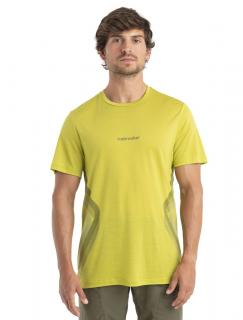 Pánské merino triko krátký rukáv ICEBREAKER Mens Merino 125 Cool-Lite Sphere II SS Tee Syn, Bio Lime velikost: XL