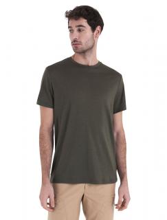 Pánské merino triko krátký rukáv ICEBREAKER Mens Merino 150 Tech Lite III SS Tee, Loden velikost: M