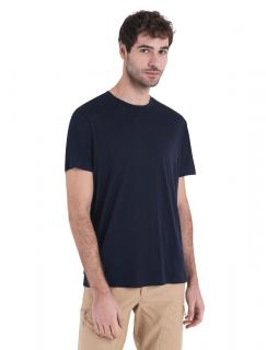 Pánské merino triko krátký rukáv ICEBREAKER Mens Merino 150 Tech Lite III SS Tee, Midnight Navy velikost: L