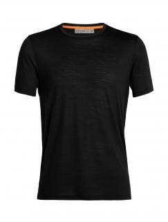 pánské merino triko krátký rukáv ICEBREAKER Mens Sphere II SS Tee, Black velikost: XL